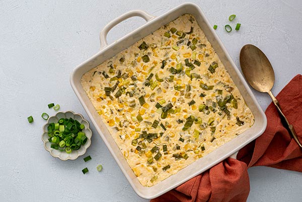 Easy Corn and Green Chili Casserole